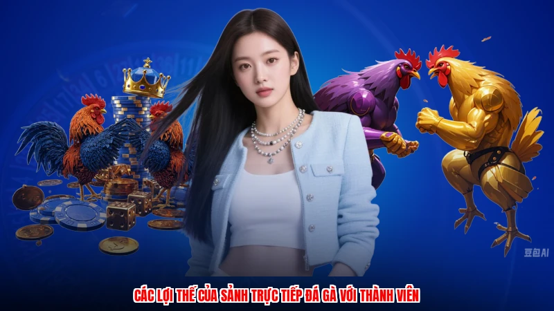 Các lợi thế của sảnh trực tiếp đá gà với thành viên