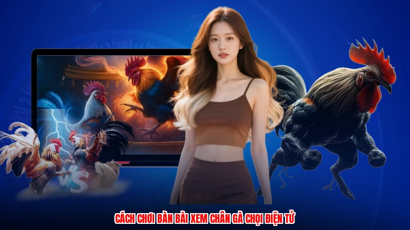 Cách chơi bàn bài xem chân gà chọi điện tử
