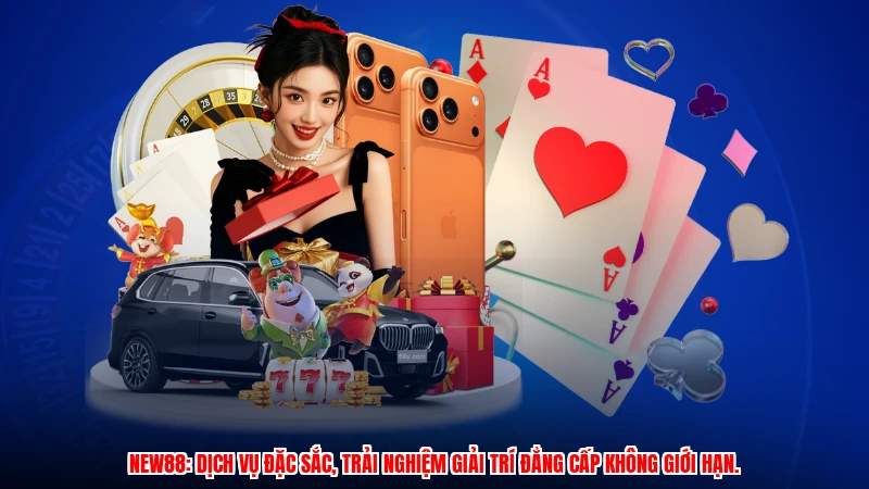 NEW88: Dịch vụ đặc sắc, trải nghiệm giải trí đẳng cấp không giới hạn.