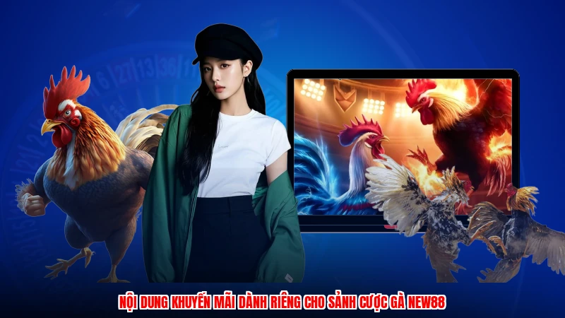 Nội dung khuyến mãi dành riêng cho sảnh cược gà NEW88